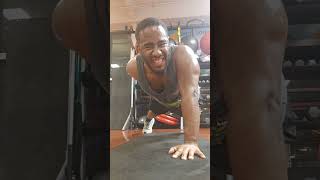 1 handed plank babble Pt2 comedy motivation ironchurch abs [upl. by Ripley]