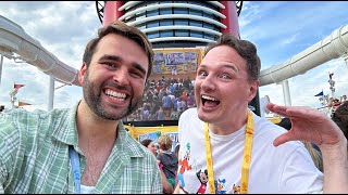 Disney Cruise Line Vlog  Day 1  British Isles Embarkation  Dream  September 2023  Adam Hattan [upl. by Nagol780]