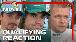 Drivers PostQualifying Reaction  2024 Miami Grand Prix [upl. by Yelsgnik546]