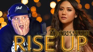 LITERALLY SPEECHLESS  RISE UP  Morissette  Rapper REACTION  Commentary [upl. by Reppart]