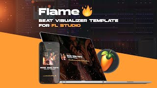 Flame 🔥 Type Beat Visualizer Template  Download ZGameEditor FL Studio Audio Visualizer Preset [upl. by Stanhope445]