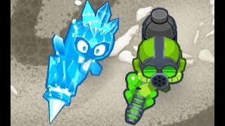 Bloons TD 6  Streambed  5th TIER GLUE AND ICE BEAT CHIMPS [upl. by Gnaoh398]