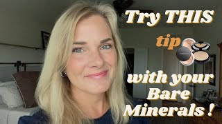 Bare Minerals Tip for Full Coverage Powder Foundation  Mature Skin [upl. by Eldwun]