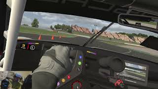 VR iRacing  Wet Barcelona GT3 [upl. by Willow]