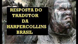 TRETA CONTINUA Resposta do tradutor da HarperCollins Brasil 33 [upl. by Uriel215]