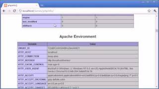 Beginner PHP Tutorial  6  The phpinfo Function [upl. by Adnoral]