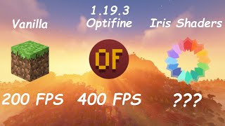 Optifine vs Iris  Sodium Shader in Minecraft 120119 SEUS RENEWED COMPLEMENTARY AND MORE [upl. by Gale]