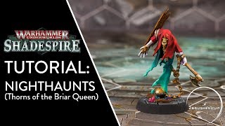 How to paint Nighthaunts  Warhammer Nightvault Thorns of the Briar Queen [upl. by Adnema]