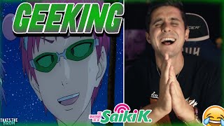 quotSAIKI GEEKINGquot The Disastrous Life of Saiki K Ep13 Live Reaction [upl. by Mcmath]