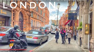 London City Walk South Kensington to Knightsbridge Belgravia Victoria Station London Walk [upl. by Avid171]