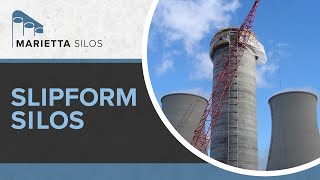 Concrete Silo Construction Methods  Slipform Silos [upl. by Wesle628]