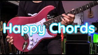 Everyone can learn Happy Chords  PRS John Mayer Sliver Sky SE Dragon Fruit [upl. by Htezzil74]