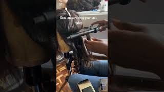 How to curl your wig 2millionviews subscribe hair hairstyle [upl. by Alrak]