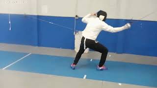 Spokane Fencers Academy  Robert v Thomas Joseph Part I [upl. by Aivataj944]