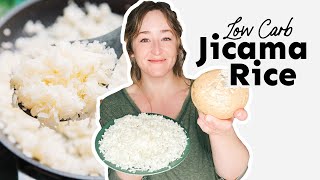 How To Make Low Carb Rice With JICAMA [upl. by Ettenuj]