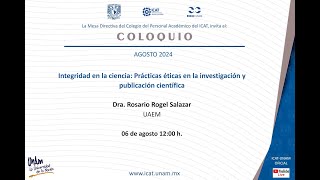 Integridad en la ciencia Prácticas éticas en la investigación y publicación científica [upl. by Carole]