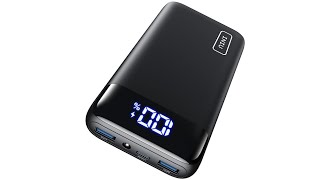 Review INIU Portable Charger 225W 20000mAh USB C in amp Out Power Bank Fast Charging PD 30QC 40 [upl. by Atiluj]