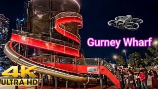 Gurney Wharf Night View  dji Avata 2 [upl. by Assertal]