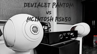 드비알레 팬텀 TWS vs 매킨토시 RS250 DEVIALET PANTOM1McIntosh RS250 교차청음 3번 [upl. by Refinnej]