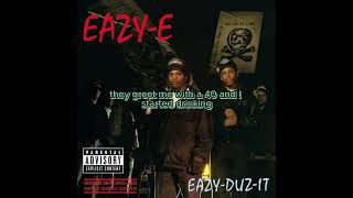 EazyE  BoyzNTheHood Lyrics [upl. by Eilrahs]