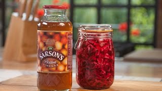 How to Make Pickled Red Cabbage  Sarsons [upl. by Idissac]