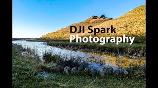 Landscape photography  DJI Spark Drone Photography Northumberlandia Northumberland [upl. by Yelyak622]