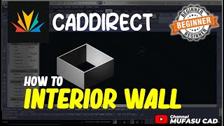 Caddirect How To Interior Wall [upl. by Dilks20]