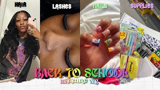 BTS EP 003 Back to School Maintenance Vlog  lashes nails hair amp supplies [upl. by Sherr]