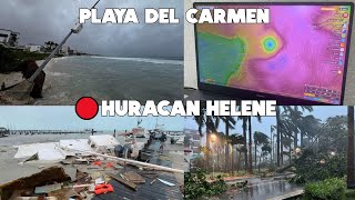 PLAYA DEL CARMEN🔴HURACAN CATEGORIA 1 ESTA AFECTANDO AL CARIBE MEXICANO 25 SEPTIEMBRE [upl. by Uba]