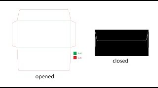 DL Envelop Diecut  Dieline Tutorial on Adobe Illustrator CC [upl. by Siger]