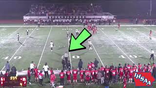 High School Football Officiating  Training Clip 48  Free Kick Someone Other Than quotKickerquot Kicks [upl. by Zenda]