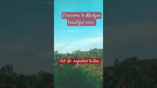 Canacona to Madgaon 2nd Ac view gandhidham ex 16366trendingvideo travel youtubeshorts nature [upl. by Eilram437]