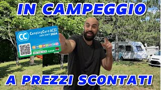 IN CAMPEGGIO A PREZZI SCONTATI CampingCard ACSI [upl. by Dukie260]