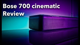 Bose 700 SoundBar Cinematic Review [upl. by Morganica]