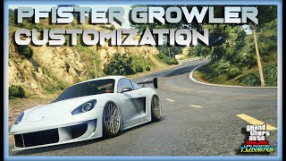 PFISTER GROWLER CUSTOMIZATION  GTA V Online Gameplay Los Santos Tuners DLC [upl. by Takara]