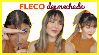 Cómo cortar✂ el FLEQUILLO DEGRAFILADO 💇‍♀️ [upl. by Mchail]