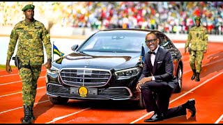 This is How President Paul KAGAME of Rwanda Travels [upl. by Eimaral]