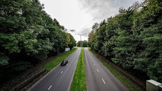 Timelapse of Cuckoo Oak Roundabout from The A442 Telford Sony A7III 4K HDR [upl. by Aicrag877]