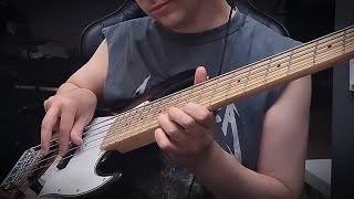 Bass Improvisation with a Looper Pedal and Overdrive [upl. by Dareen995]