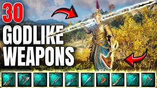 Assassin’s Creed Valhalla – The BEST 30 WEAPONS and How To Get Them [upl. by Sigismond]