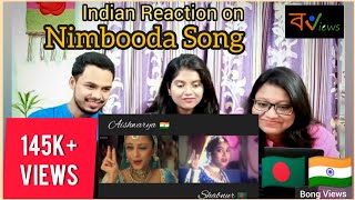 Indian Reaction on Bangladeshi movie song  Nimbooda song  Aishwariya Rai Bachhan  Shabnur [upl. by Madella896]