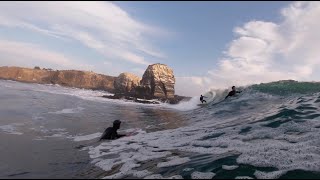 Sesión de surf en Punta de Lobos Chile GoPro POV Raw [upl. by Marra]