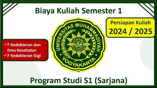 BIAYA KULIAH KEDOKTERAN UMY 20242025 [upl. by Colb378]