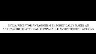 STAHLS  CH5  PT 15  COMPARABLE ANTIPSYCHOTIC ACTIONS psychiatrypharmacologypsychopharmacology [upl. by Sucy]