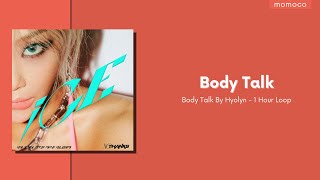 Hyolyn 효린  Body Talk 1 Hour Loop  1시간 [upl. by Jarus354]