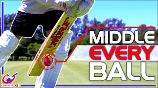 YOU can MIDDLE more balls  DO THIS FULL BATTING SESSION  GIVEAWAY WINNERS [upl. by Orvah201]