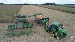 Corn Harvest 2022 at Crossroad Farms in Indiana [upl. by Silvanus]