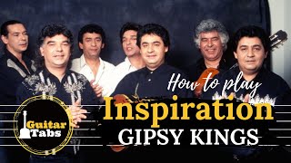 Inspiration  Gipsy Kings  Guitar Tabs  Guitar Tutorial [upl. by Buderus720]