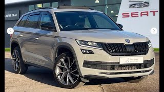 Used Skoda Kodiaq 20 TDI SportLine DSG 4WD Euro 6 ss 5dr 7 Seat  Crewe SEAT amp CUPRA [upl. by Darcy]