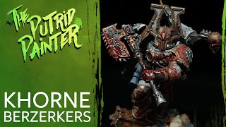 How to paint World Eaters Khorne Berzerkers [upl. by Enila174]